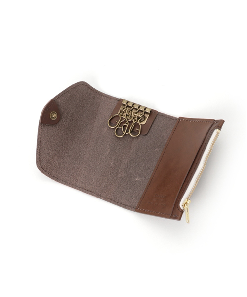 TIDEWAY（タイドウェイ）の「NUME KEY CASE（キーケース/キーアクセサリー・メンズ・キャメル/ブラック/その他/チョコ・FREE）」の6枚目の写真