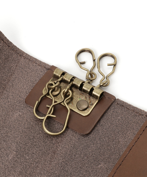 TIDEWAY（タイドウェイ）の「NUME KEY CASE（キーケース/キーアクセサリー・メンズ・キャメル/ブラック/その他/チョコ・FREE）」の7枚目の写真