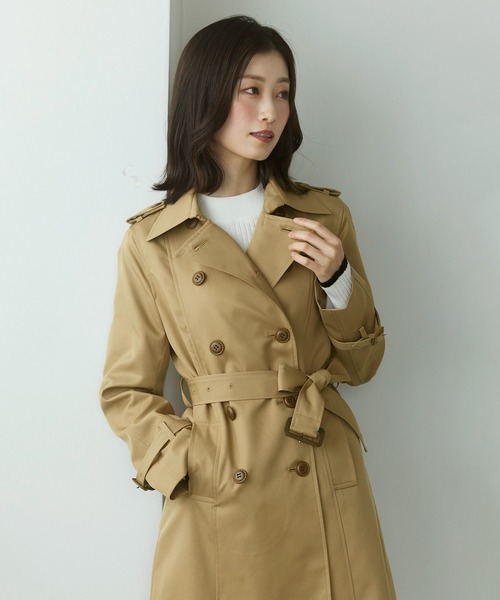Filomo（フィローモ）の「トレンチコート（トレンチコート・レディース・ベージュ/ネイビー/ブラック/キャメル・11号/13号/9号/7号）」の12枚目の写真