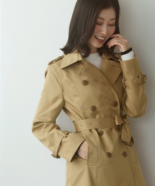 Filomo（フィローモ）の「トレンチコート（トレンチコート・レディース・ベージュ/ネイビー/ブラック/キャメル・11号/13号/9号/7号）」の13枚目の写真
