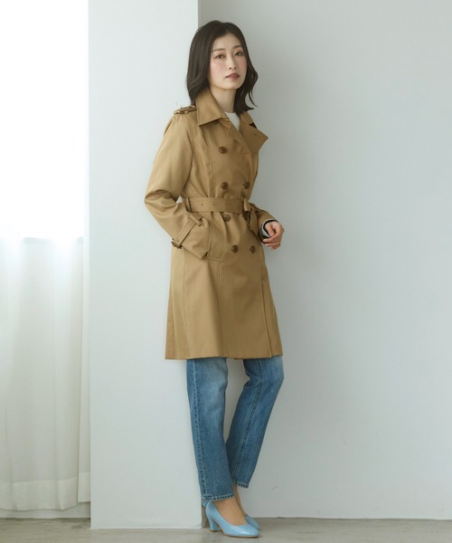 Filomo（フィローモ）の「トレンチコート（トレンチコート・レディース・ベージュ/ネイビー/ブラック/キャメル・11号/13号/9号/7号）」の14枚目の写真