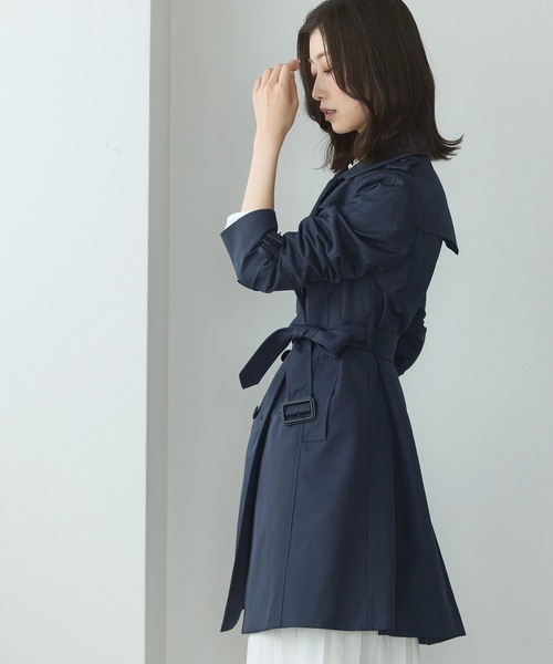 Filomo（フィローモ）の「トレンチコート（トレンチコート・レディース・ベージュ/ネイビー/ブラック/キャメル・11号/13号/9号/7号）」の16枚目の写真