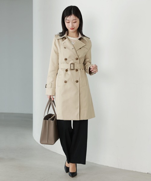 Filomo（フィローモ）の「トレンチコート（トレンチコート・レディース・ベージュ/ネイビー/ブラック/キャメル・11号/13号/9号/7号）」の11枚目の写真