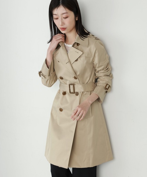 Filomo（フィローモ）の「トレンチコート（トレンチコート・レディース・ベージュ/ネイビー/ブラック/キャメル・11号/13号/9号/7号）」の5枚目の写真