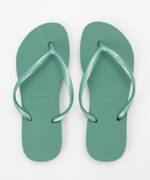 havaianas（ハワイアナス）の「【havaianas】ハワイアナス　SLIM（スリム）ビーチサンダル/ビーサン（ビーチサンダル・レディース・ホワイト/ブラック/グレー系その他/グリーン系その他/ネイビー/ライトブルー/オレンジ系その他/サンドグレー/ピンク系その他/その他/チェリーピンク/ピンク系その他2/ブルー系その他/コーラルピンク/パープル/イエロー系その他/ミント/ゴールド×ブラウン/ローズ/ブルー系その他2/グリーン系その他2/ブルー/ブロンズ/ダークブラウン・35/36/37/38/33/34/22.5㎝）」の7枚目の写真