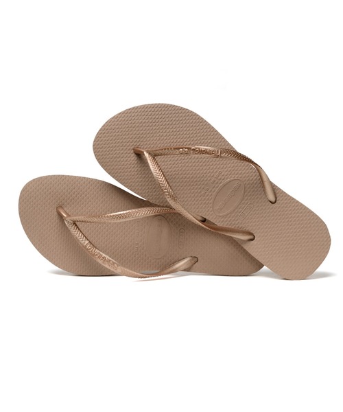 havaianas（ハワイアナス）の「【havaianas】ハワイアナス　SLIM（スリム）ビーチサンダル/ビーサン（ビーチサンダル・レディース・ホワイト/ブラック/グレー系その他/グリーン系その他/ネイビー/ライトブルー/オレンジ系その他/サンドグレー/ピンク系その他/その他/チェリーピンク/ピンク系その他2/ブルー系その他/コーラルピンク/パープル/イエロー系その他/ミント/ゴールド×ブラウン/ローズ/ブルー系その他2/グリーン系その他2/ブルー/ブロンズ/ダークブラウン・35/36/37/38/33/34/22.5㎝）」の19枚目の写真