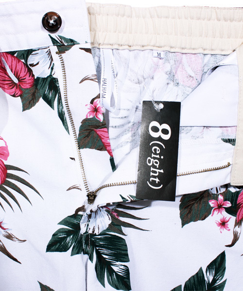 ８(eight)（エイト）の「フラワー ショートパンツ ハーフパンツ 総柄 コットン （チノパンツ・メンズ・A/B/E/C/D・MEDIUM/LARGE/X-LARGE）」の11枚目の写真