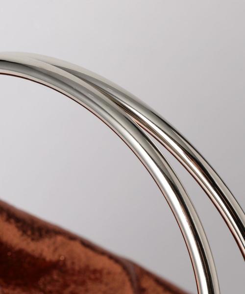 Another Edition（アナザーエディション）の「CONTROL FLEAKメタルトート2（ショルダーバッグ・レディース・シルバー/オレンジ/ゴールド/ワインレッド・FREE）」の7枚目の写真