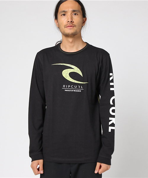 rip curl(リップカール)の「ロンT(Tシャツ/カットソー・メンズ・バーガンディー/ブラック/ホワイト・MEDIUM/LARGE)」の1枚目の写真
