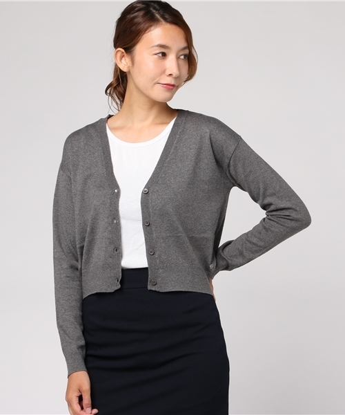 ROXY(ロキシー)の「VACATION MOOD ON(カーディガン/ボレロ・レディース・チャコールグレー・MEDIUM/LARGE/SMALL)」の9枚目の写真