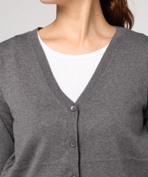 ROXY(ロキシー)の「VACATION MOOD ON(カーディガン/ボレロ・レディース・チャコールグレー・MEDIUM/LARGE/SMALL)」の5枚目の写真