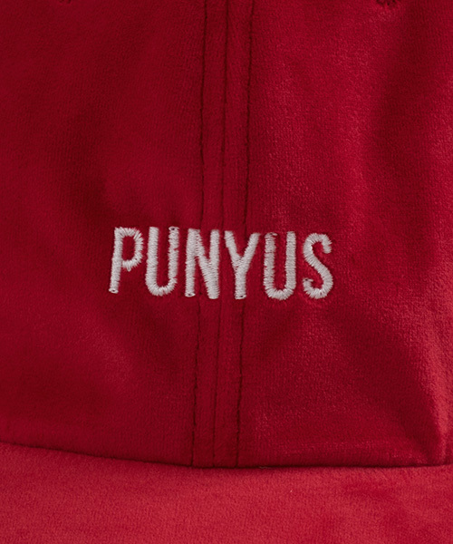 PUNYUS(プニュズ)の「ベロアロゴキャップ(キャップ・レディース・レッド/ピンク/パープル/ブラック・FREE)」の13枚目の写真