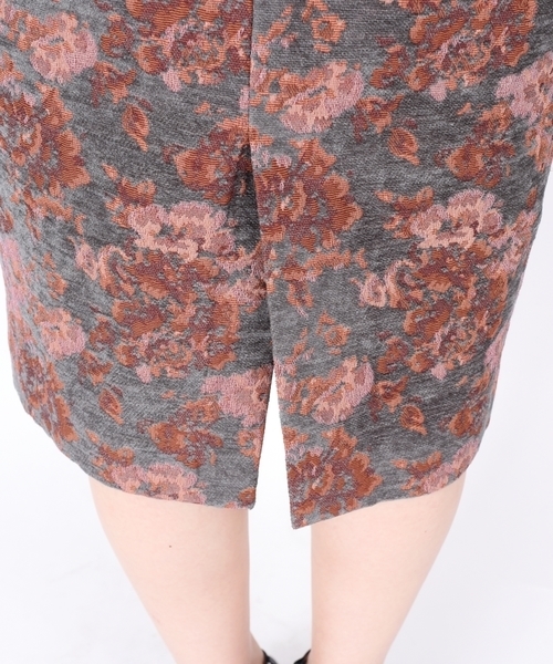 Khaju（カージュ）の「Khaju:フラワージャカードスカート◇（スカート・レディース・ベージュ/カーキ・26/27）」の10枚目の写真