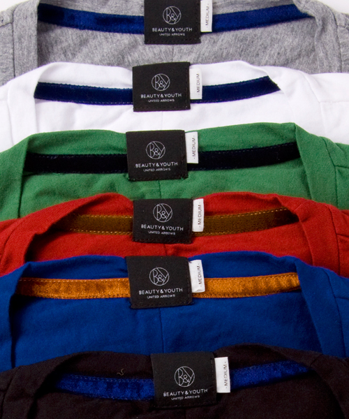 BEAUTY&YOUTH UNITED ARROWS(ビューティーアンドユースユナイテッドアローズ)の「by ∴ コットン V/Uネック カットソー◆(Tシャツ/カットソー・メンズ・ホワイト/ブラック/グレー/ケリー/ブルー/Brick ・SMALL/MEDIUM/LARGE/X-LARGE)」の15枚目の写真