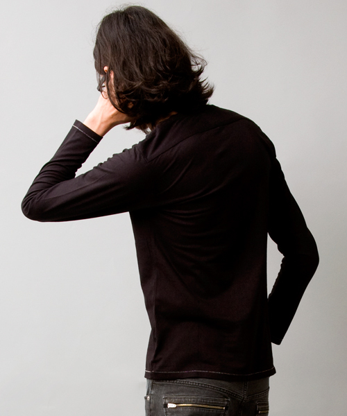 BEAUTY&YOUTH UNITED ARROWS(ビューティーアンドユースユナイテッドアローズ)の「by ∴ コットン V/Uネック カットソー◆(Tシャツ/カットソー・メンズ・ホワイト/ブラック/グレー/ケリー/ブルー/Brick ・SMALL/MEDIUM/LARGE/X-LARGE)」の12枚目の写真