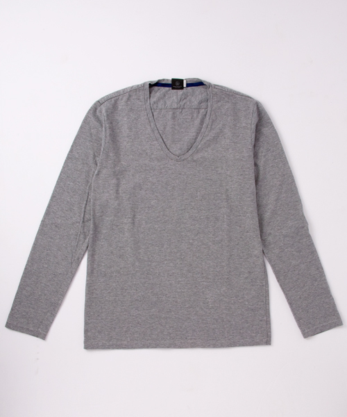 BEAUTY&YOUTH UNITED ARROWS(ビューティーアンドユースユナイテッドアローズ)の「by ∴ コットン V/Uネック カットソー◆(Tシャツ/カットソー・メンズ・ホワイト/ブラック/グレー/ケリー/ブルー/Brick ・SMALL/MEDIUM/LARGE/X-LARGE)」の14枚目の写真