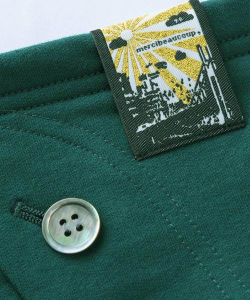 mercibeaucoup,（メルシーボークー）の「S Ｂ：マリンソー（Ｓ）（Tシャツ/カットソー・レディース・ホワイト/ブラック/グリーン・FREE）」の7枚目の写真