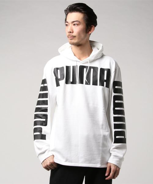 PUMA（プーマ）の「プーマ Ｒｅｂｅｌ　フーディ（パーカー・メンズ・ブラック/ホワイト/グレー・3L/L/LL/M/S）」の2枚目の写真
