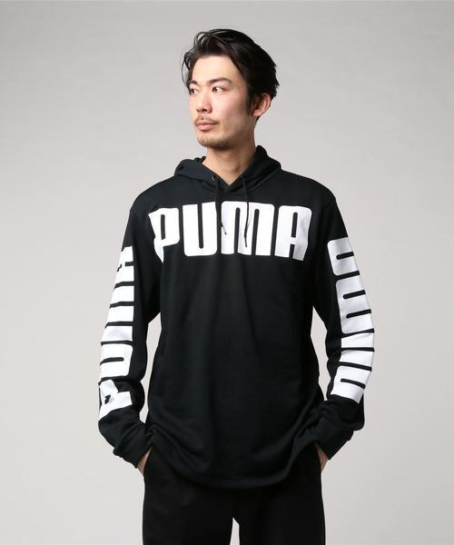 PUMA（プーマ）の「プーマ Ｒｅｂｅｌ　フーディ（パーカー・メンズ・ブラック/ホワイト/グレー・3L/L/LL/M/S）」の3枚目の写真