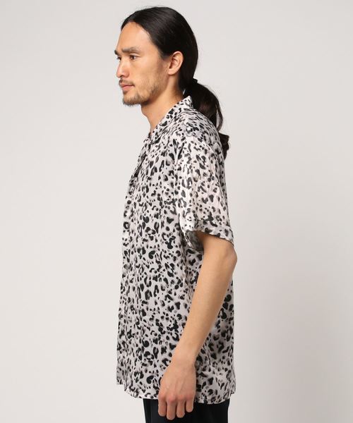 STAMPD(スタンプド)の「STAMPD スタンプト / TUCKER S/S CLUB(シャツ/ブラウス・メンズ・バーガンディー/レオパード・S/M)」の3枚目の写真