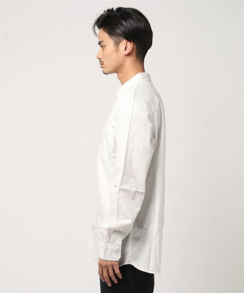 ELEMENT(エレメント)の「ELEMENT メンズ GREENE NEPS LS 長袖シャツ(シャツ/ブラウス・メンズ・ネイビー/ホワイト・LARGE/MEDIUM/SMALL)」の3枚目の写真