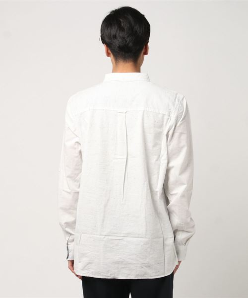 ELEMENT(エレメント)の「ELEMENT メンズ GREENE NEPS LS 長袖シャツ(シャツ/ブラウス・メンズ・ネイビー/ホワイト・LARGE/MEDIUM/SMALL)」の4枚目の写真