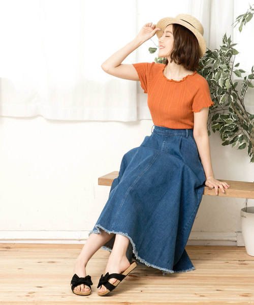 KOBE LETTUCE（コウベレタス）の「BIGリボンフラットソールサンダル（サンダル・レディース・その他1/ホワイト系その他2/ブラック/ホワイト系その他3/イエロー/レッド/グレー/ベージュ系その他/その他2/チェック/ブルー系その他2/ブラック系その他・LL/L/M/S）」の15枚目の写真