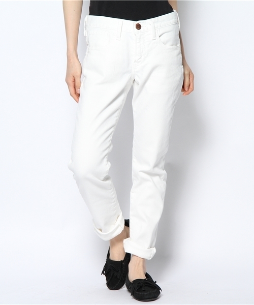 Ray BEAMS（レイビームス）の「△RED CARD / 20th カラーデニム（デニムパンツ・レディース・ホワイト/ベージュ・23/24/25/26）」の5枚目の写真