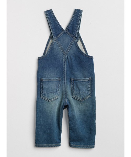 GAP(ギャップ)の「ジャージライニング サロペット(サロペット/オーバーオール・キッズ・インディゴブルー・80cm/90cm/70cm/50cm/60cm)」の2枚目の写真