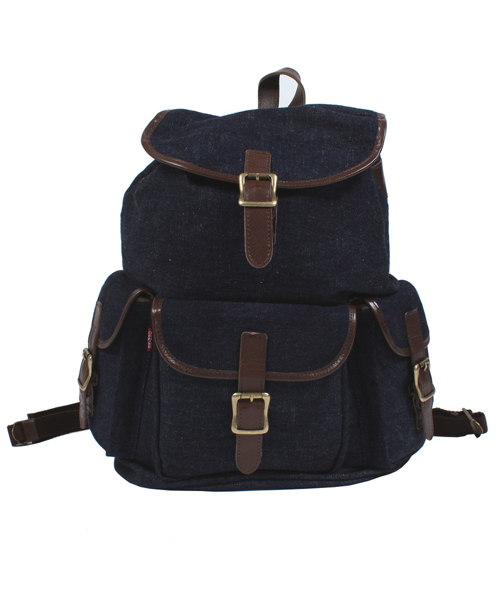 Denime（ドゥニーム）の「【JapanMade】DENIM BACK PACK/デニムバックパック（バックパック/リュック・メンズ・ブルー/インディゴブルー・FREE）」の2枚目の写真