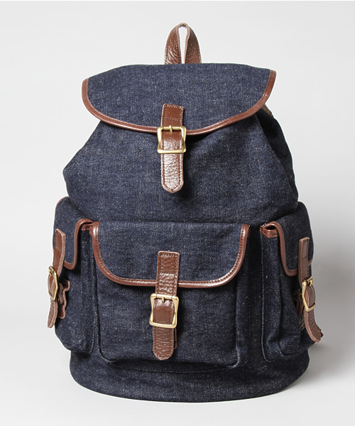 Denime（ドゥニーム）の「【JapanMade】DENIM BACK PACK/デニムバックパック（バックパック/リュック・メンズ・ブルー/インディゴブルー・FREE）」の3枚目の写真