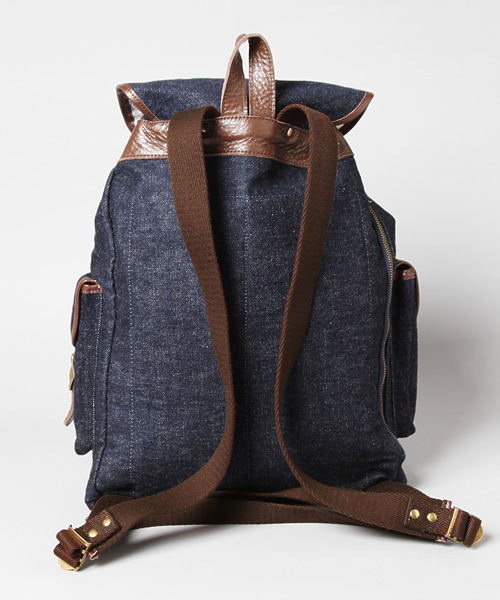 Denime（ドゥニーム）の「【JapanMade】DENIM BACK PACK/デニムバックパック（バックパック/リュック・メンズ・ブルー/インディゴブルー・FREE）」の5枚目の写真