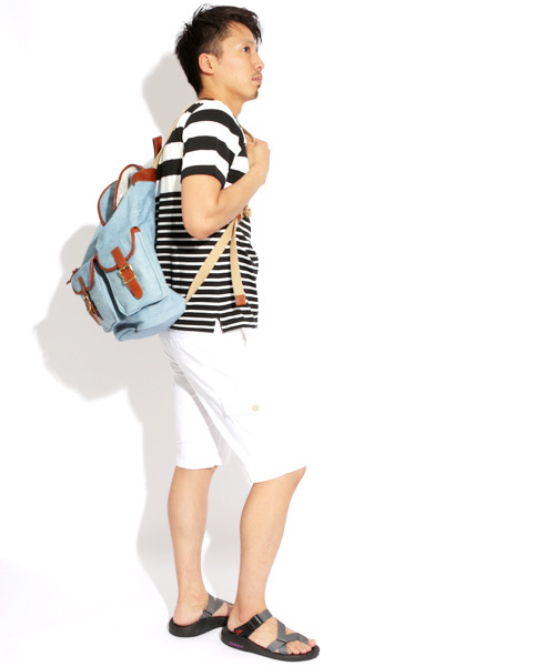 Denime（ドゥニーム）の「【JapanMade】DENIM BACK PACK/デニムバックパック（バックパック/リュック・メンズ・ブルー/インディゴブルー・FREE）」の14枚目の写真