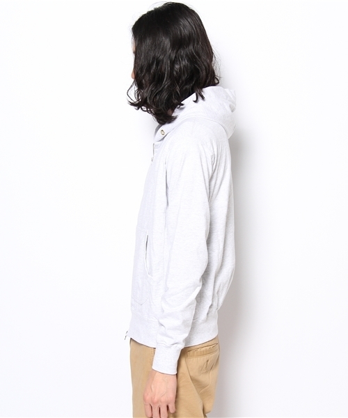 SHIPS（シップス）の「CAMBER: 8オンス フードパーカ（パーカー・メンズ・グレー/ネイビー・SMALL/LARGE/MEDIUM）」の4枚目の写真