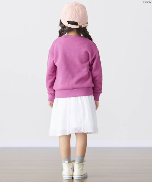 apres les cours（アプレレクール）の「Disney（ディズニー） ミッキートレーナー（スウェット・キッズ・ローズ/グレー・100/140/110/80/90/120/130）」の5枚目の写真