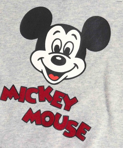 apres les cours（アプレレクール）の「Disney（ディズニー） ミッキートレーナー（スウェット・キッズ・ローズ/グレー・100/140/110/80/90/120/130）」の18枚目の写真