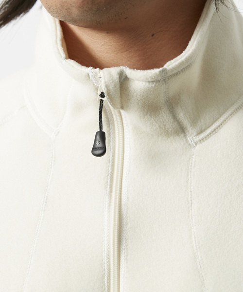 Snow Peak（スノーピーク）の「エアシーマRフリースプルオーバー（その他トップス・メンズ・ブラック/キナリ/グレー・1/SMALL/MEDIUM/LARGE/X-LARGE）」の10枚目の写真