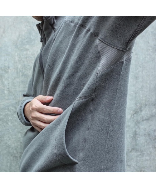 Snow Peak（スノーピーク）の「エアシーマRフリースプルオーバー（その他トップス・メンズ・ブラック/キナリ/グレー・1/SMALL/MEDIUM/LARGE/X-LARGE）」の16枚目の写真