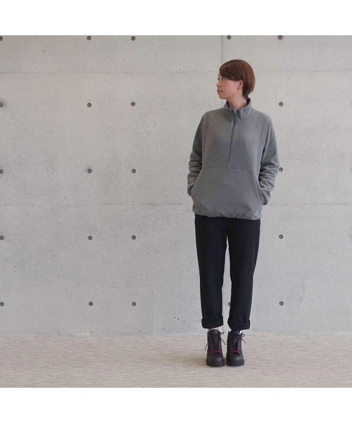 Snow Peak（スノーピーク）の「エアシーマRフリースプルオーバー（その他トップス・メンズ・ブラック/キナリ/グレー・1/SMALL/MEDIUM/LARGE/X-LARGE）」の15枚目の写真