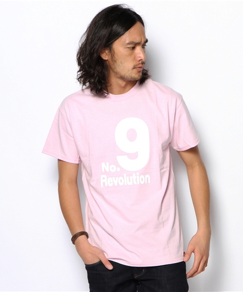 green label relaxing（グリーンレーベルリラクシング）の「60HMR NO.9 REVOLUTION Tシャツ（Tシャツ/カットソー・メンズ・ホワイト/ライトピンク・SMALL/MEDIUM/LARGE）」の2枚目の写真