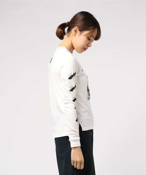 RVCAレディース【JOEGRILLO】GRILLOBONELONGSLEEVET-SHIRTロングスリーブTシャツ RVCAレディース【JOEGRILLO】GRILLOBONELONGSLEEVET-SHIRTロングスリーブTシャツ