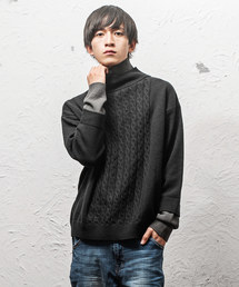 MinoriTY | Wタートルケーブルニット(ニット/セーター)