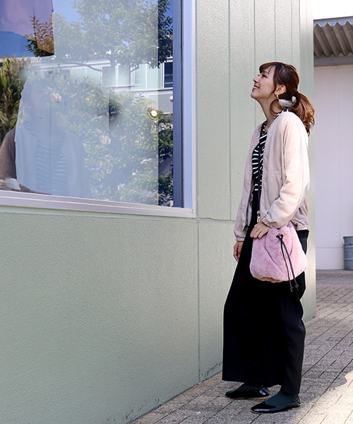 MARBLE WALTS(マーブルワルツ)の「フェイクスエード裏毛 ZIPカーディガン(カーディガン/ボレロ・レディース・ベージュ/ブラウン/グレー・M/L)」の18枚目の写真