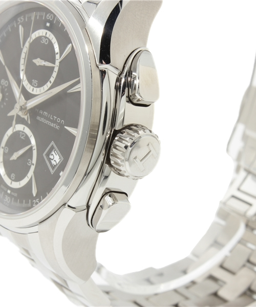NANO universe（ナノユニバース）の「HAMILTON(ハミルトン)/ ジャズマスターオートクロノ（アナログ腕時計・メンズ・シルバー・FREE）」の4枚目の写真