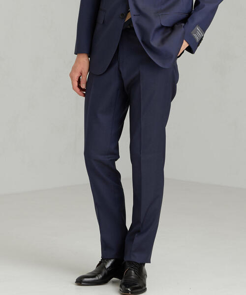 green label relaxing（グリーンレーベルリラクシング）の「[トラバルド トーニャ] TRABALDO TOGNA トロピカル 無地 DK ノープリーツ パンツ（スラックス・メンズ・ライトグレー/ネイビー/ブラウン・76ｃｍ/88ｃｍ/84ｃｍ/72cm/80ｃｍ）」の3枚目の写真