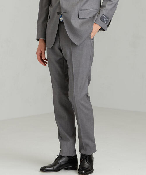 green label relaxing（グリーンレーベルリラクシング）の「[トラバルド トーニャ] TRABALDO TOGNA トロピカル 無地 DK ノープリーツ パンツ（スラックス・メンズ・ライトグレー/ネイビー/ブラウン・76ｃｍ/88ｃｍ/84ｃｍ/72cm/80ｃｍ）」の2枚目の写真