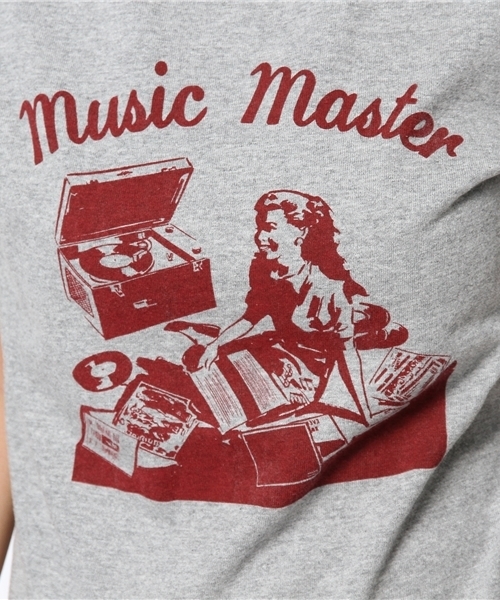 WEGO（ウィゴー）の「WEGO/Music Master Tシャツ（Tシャツ/カットソー・レディース・杢グレー/グリーン・FREE）」の8枚目の写真