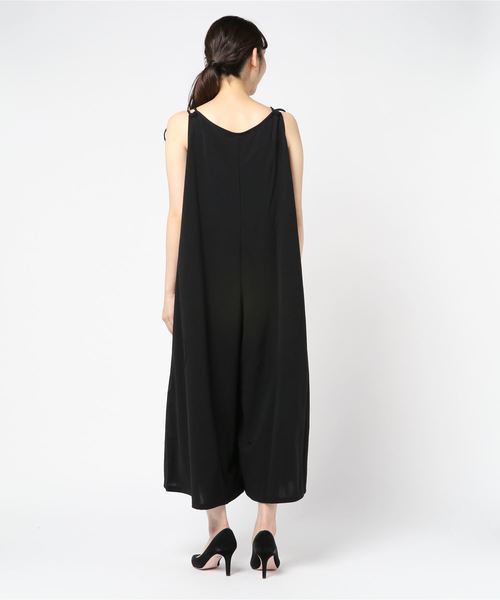 新品　ニコアンド　肩ひも付　ストラップ付　サロペット パンツ　アイボリー niko and… ニコアンド Niko and.. ワイドワークサロペットパンツ
