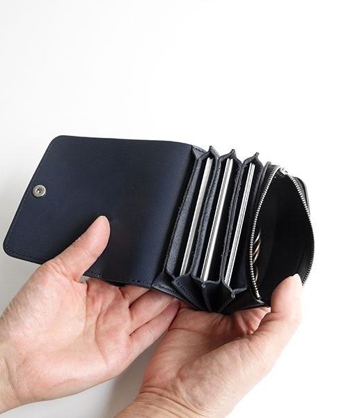 スタンダードサプライ　アコーディオン　コンパクト　ウォレット　ブラック STANDARD SUPPLY｜アコーディオンコンパクトウォレット 
