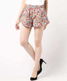 花柄ショートPT